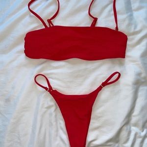 Frankies ribbed bikini (top and bottom)